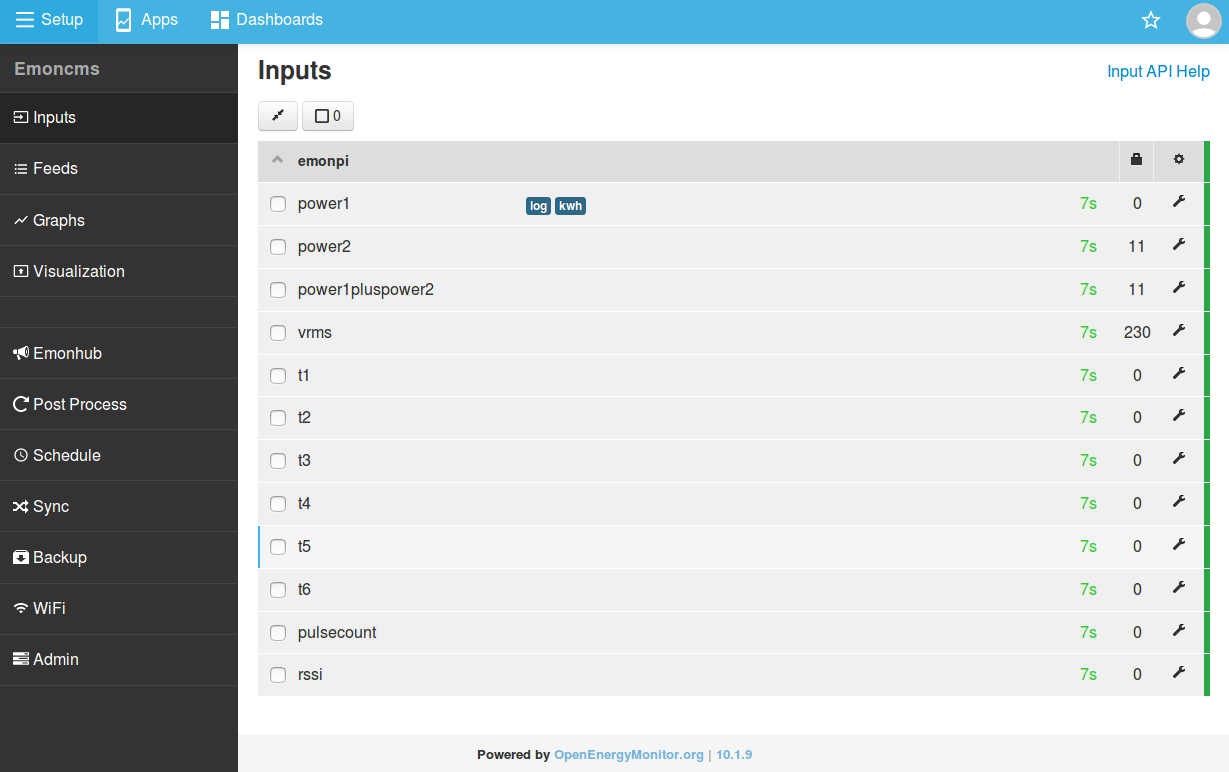 Input View with processing