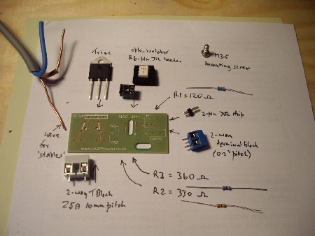 A set of components